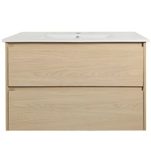 Laulea 900mm Wall Hung Single Vanity with Ceramic Countertop
